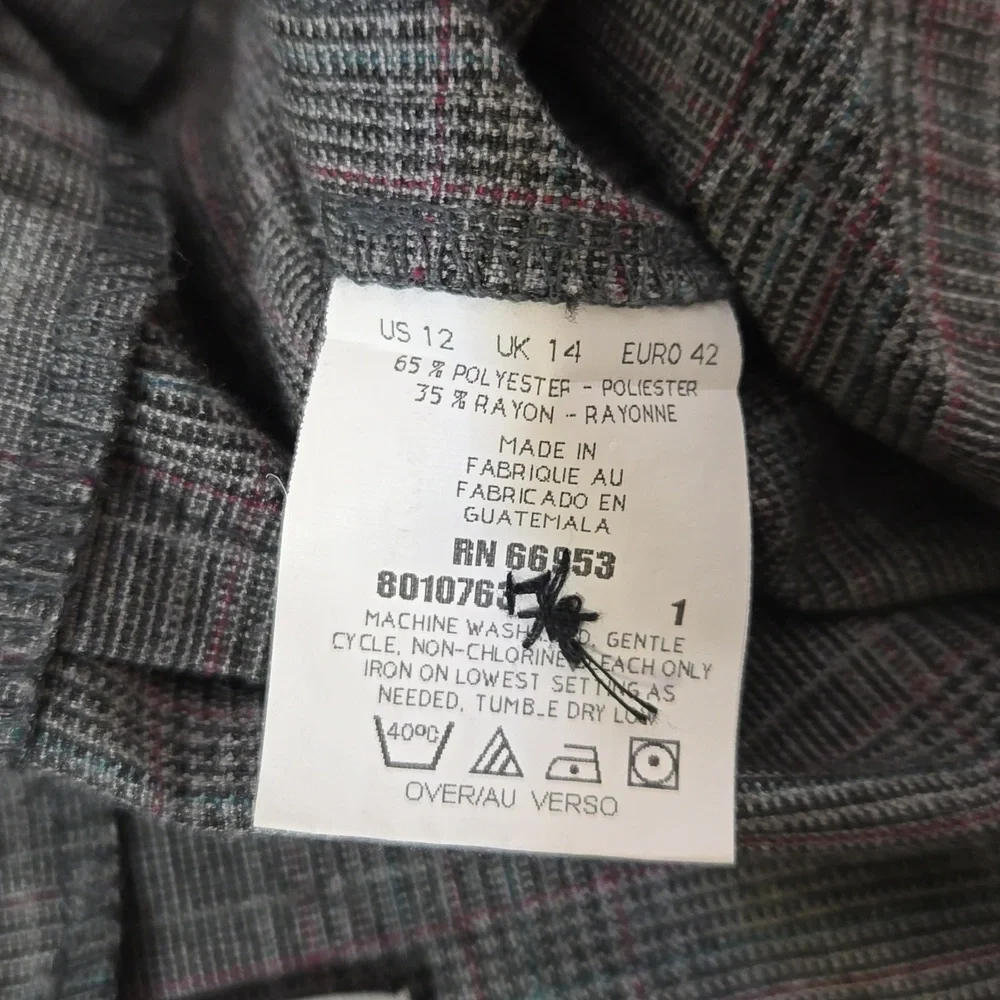 Plaid Crop Trousers - Picture 7 of 9